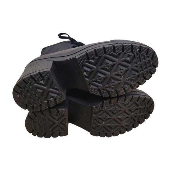 CONVERSE Chuck 70 De Luxe Leather Chunky Heel Lace Up Sneaker Boots Womens 6.5 - Picture 8 of 11